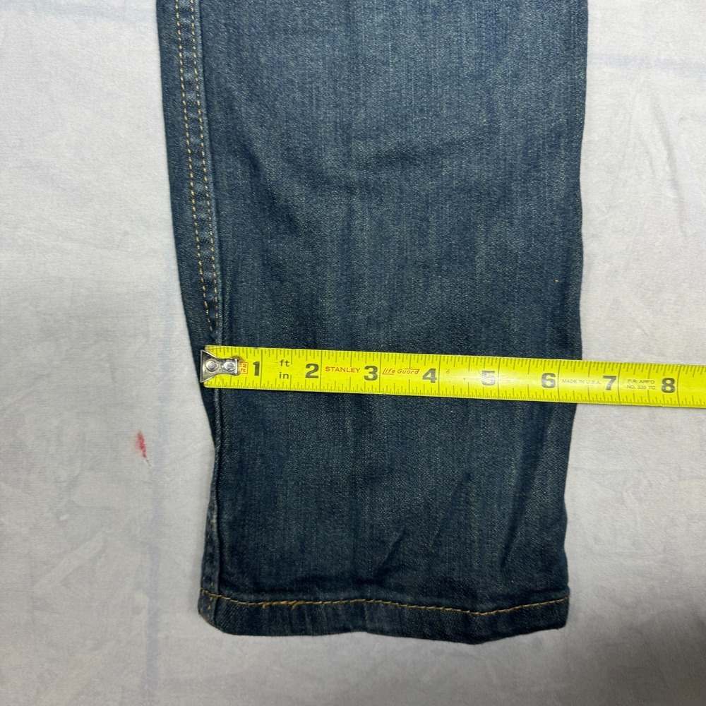 Levi's 511 Mens Straight Leg Jeans Blue‎ Denim Dark Wash 5-Pocket W32 L32 - Picture 16 of 16